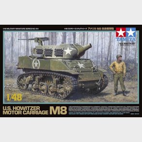 Tamiya - M8 Howitzer Motor Carriage Byggest - 1:48 - 32604