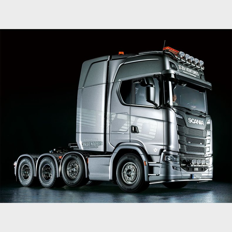 Tamiya - Rc Scania 770 S 8x4/4 Fjernstyret Lastbil Byggest - 1:14 - 56371