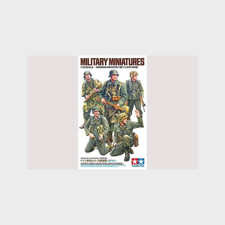 Tamiya - German Infantry Set Late Wwii - Model Figurer - 1:35 - 35382