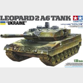 Tamiya - Leopard 2 A6 Ukraine Tank Byggest - 1/35 - 25207
