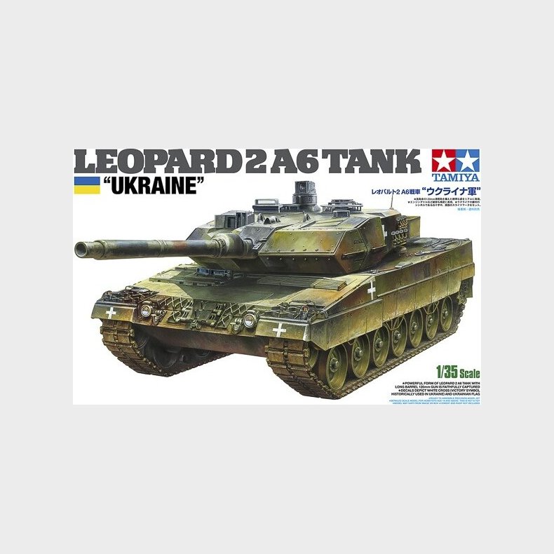 Tamiya - Leopard 2 A6 Ukraine Tank Byggest - 1/35 - 25207