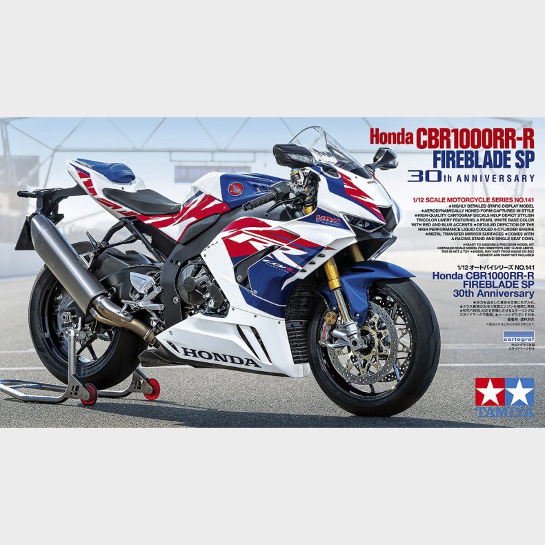 Tamiya - Honda Cbr1000rr-r Fireblade Sp Byggest - 1:12 - 14141