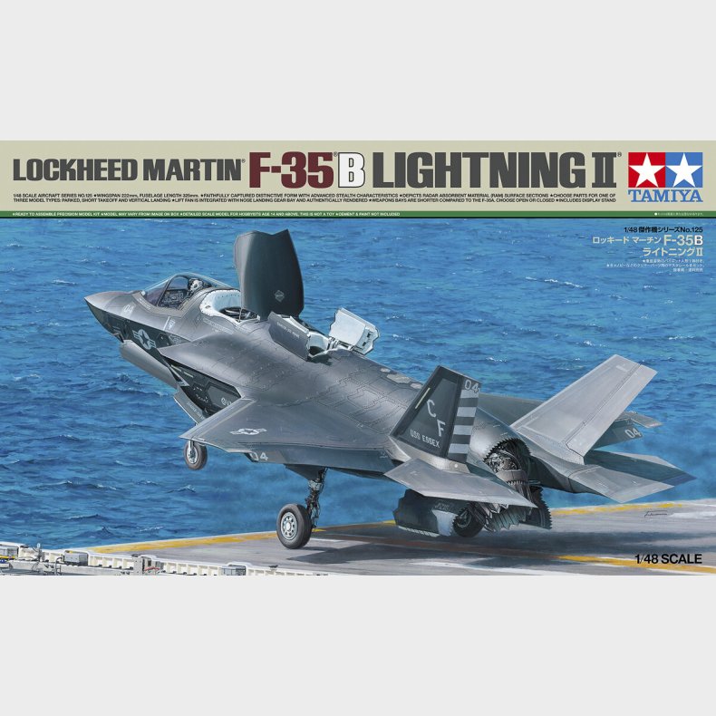 Tamiya - F-35b Lightning Ii Lockheed Martin Byggest - 1:48 - 61125