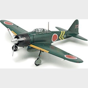 Tamiya - Mitsubishi A6m3/3a Zero Fighter Model 22 Zeke Byggest - 1:72 - 60785