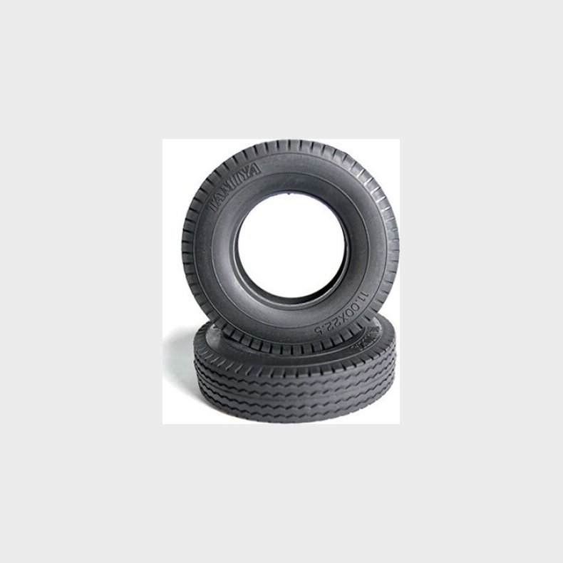 Tamiya - Truck Tires - Lastbil Dk - Hard - 22 Mm - 2 Stk - 56527