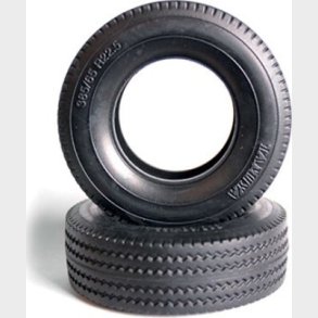 Tamiya - Truck Tires - Lastbil Dk - Hard - 30 Mm - 2 Stk - 56528