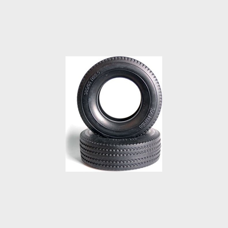 Tamiya - Truck Tires - Lastbil Dk - Hard - 30 Mm - 2 Stk - 56528