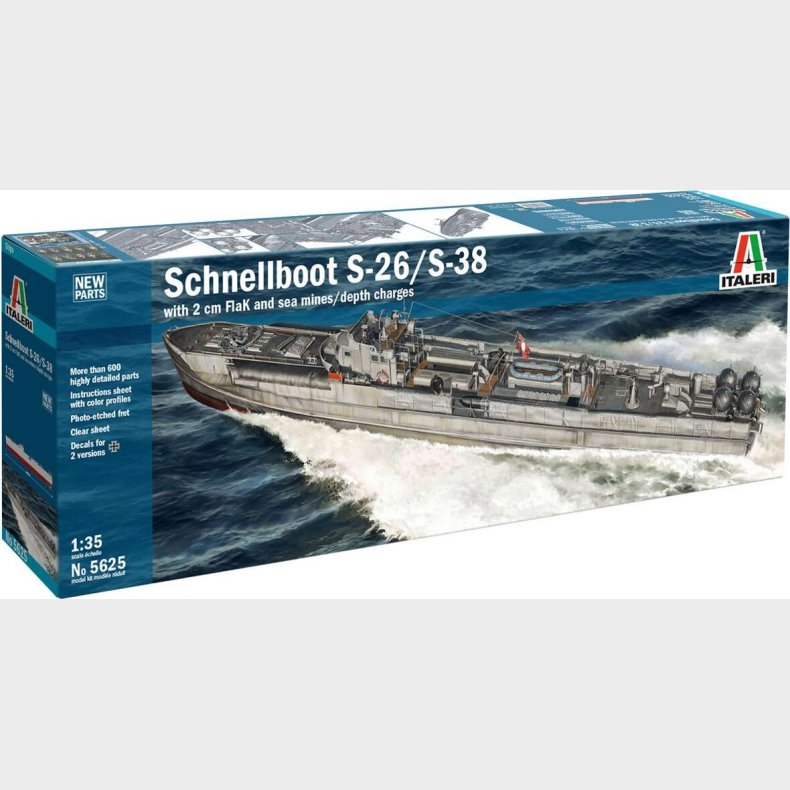 Italeri - Schnellboot S-26/s-38 - 1:35 - 5625s