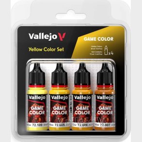 Vallejo - Game Color - Yellow Color Set - 4x18 Ml