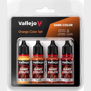 Vallejo - Game Color - Orange Color Set - 4x18 Ml
