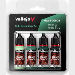 Vallejo - Game Color - Cold Green Color Set - 4x18 Ml