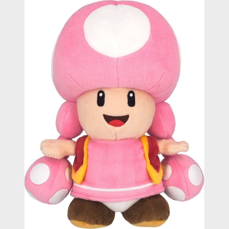 Super Mario Bamse - Toadette - 20 Cm