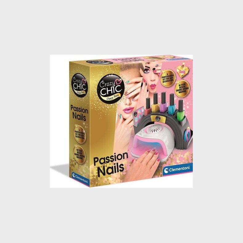 Crazy Chic - Negle Salon St Med Negletrrer - Passion Nails