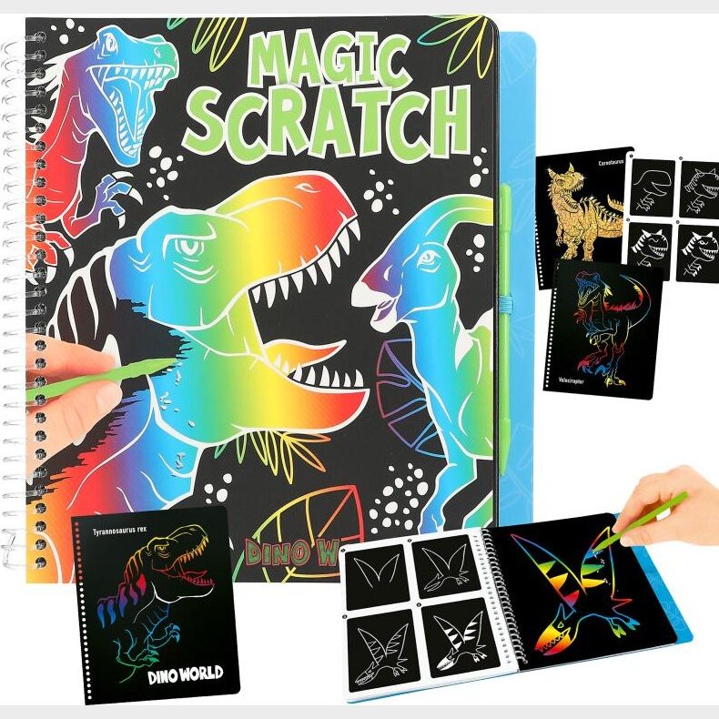 Dino World - Magic Scratch Bog - Depesche - Bog