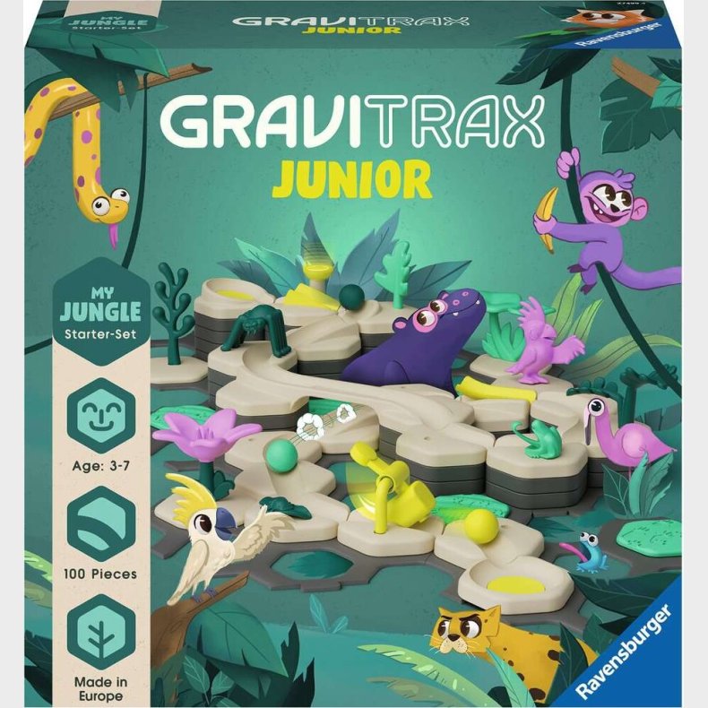 Gravitrax - Junior Starter-set Jungle - 98 Dele