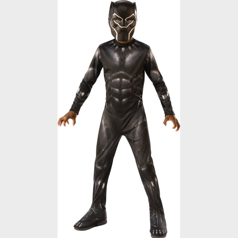 Black Panther Kostume Til Brn - Marvel - 116 Cm - Rubies