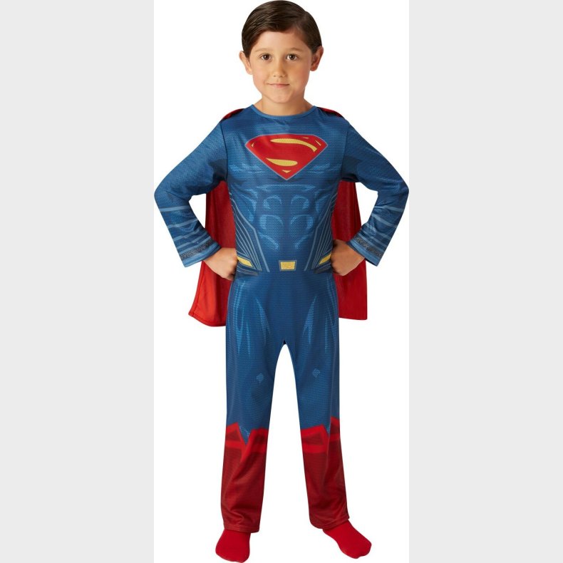 Superman Kostume Til Brn - Dc Comics - 128 Cm - Rubies