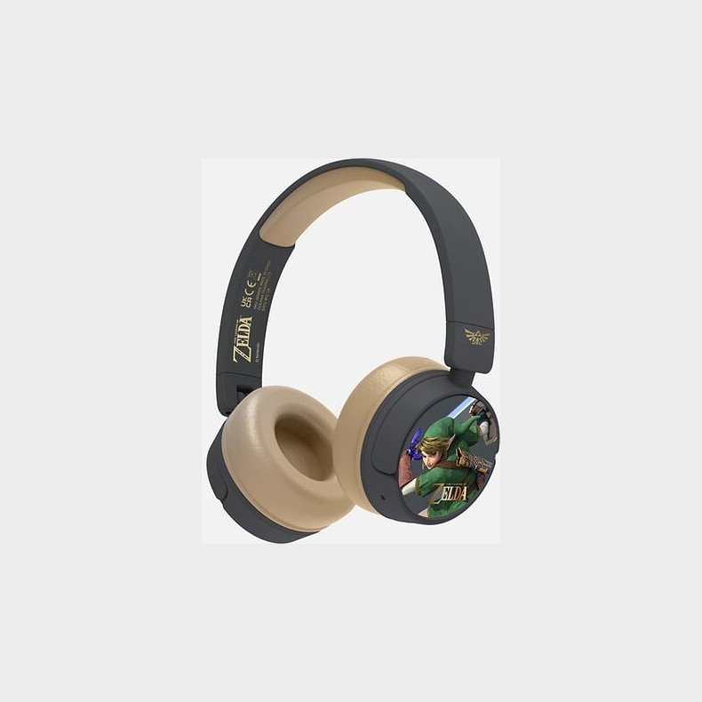 Tr�dl�se H�retelefoner Til B�rn - Zelda - Sort