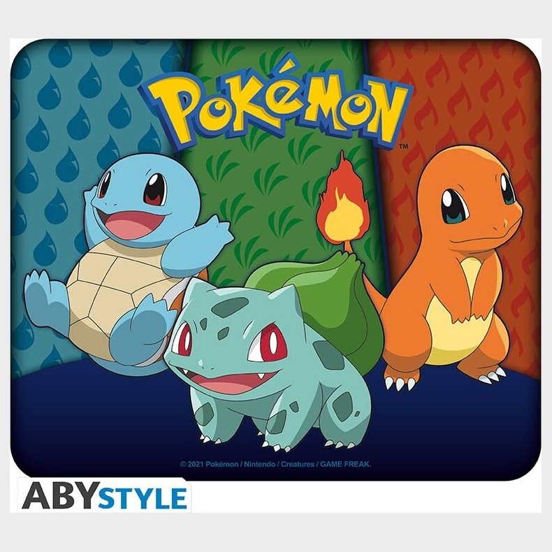 Pokemon - Flexible Mousepad - Starters Kanto