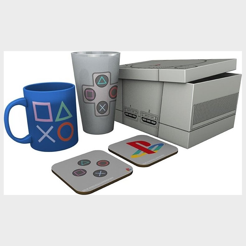 Playstation - Box Glass Xxl + Mug + 2 Coasters Classic 2019