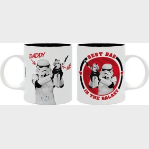 Star Wars Krus - Stormtrooper - Best Dad In The Galaxy - 320 Ml