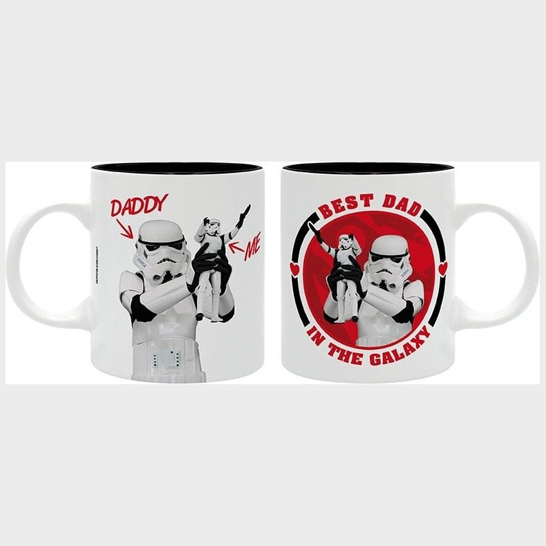 Star Wars Krus - Stormtrooper - Best Dad In The Galaxy - 320 Ml