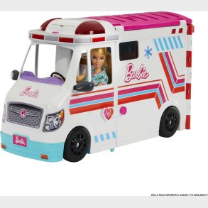 Barbie - Ambulance Og Mobil Lgeklinik - 2-i-1 Kretj