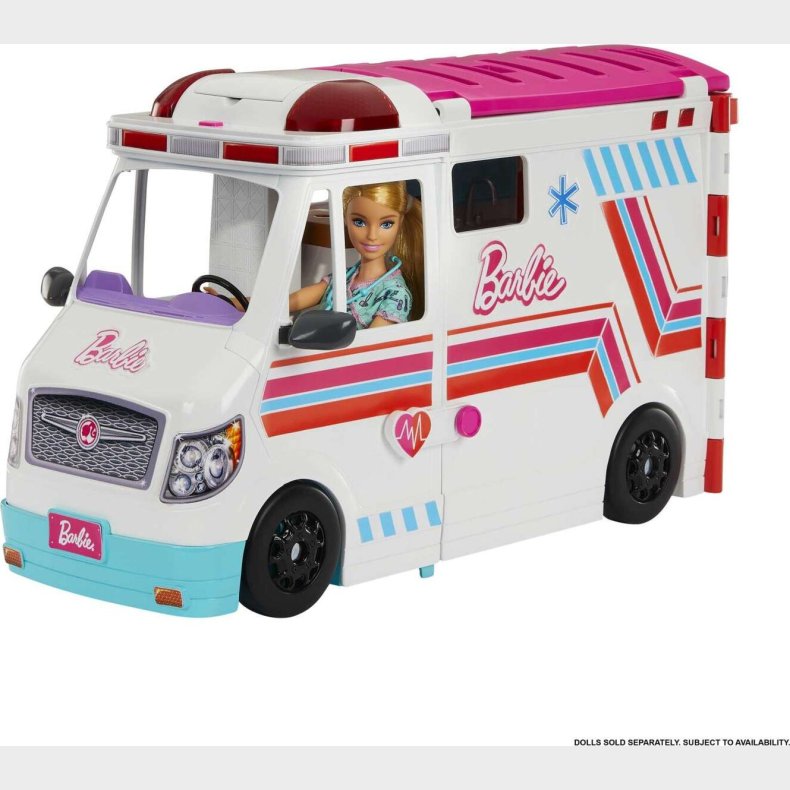 Barbie - Ambulance Og Mobil Lgeklinik - 2-i-1 Kretj