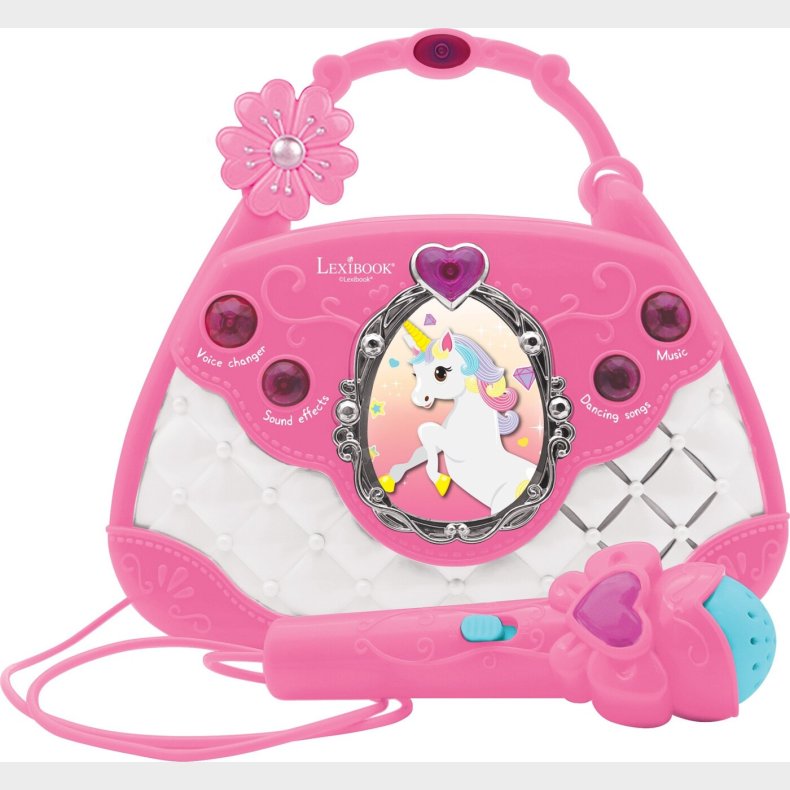 Hjtaler Med Mikrofon Til Brn - Enhjrning Hndtaske - Lexibook