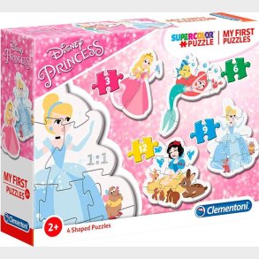 Disney Princess Puslespil - Mit Frste Puslespil - Color - Clementoni - 4 Stk