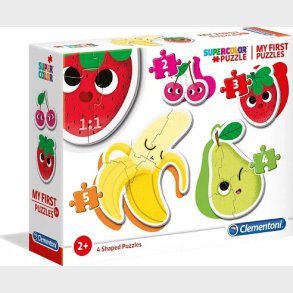 Clementoni Puslespil - Frugter - Mit Frste Puslespil - Color - 4 Stk