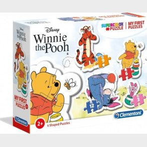 Peter Plys Puslespil - Mit Frste Puslespil - Color - Clementoni - 4 Stk