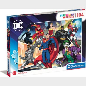 Clementoni Puslespil - Dc Justice League - Color - 104 Brikker