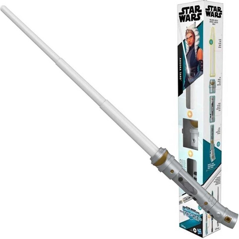 Star Wars Lyssvrd Med Lyd - Lightsaber Forge - Ahsoka Tano