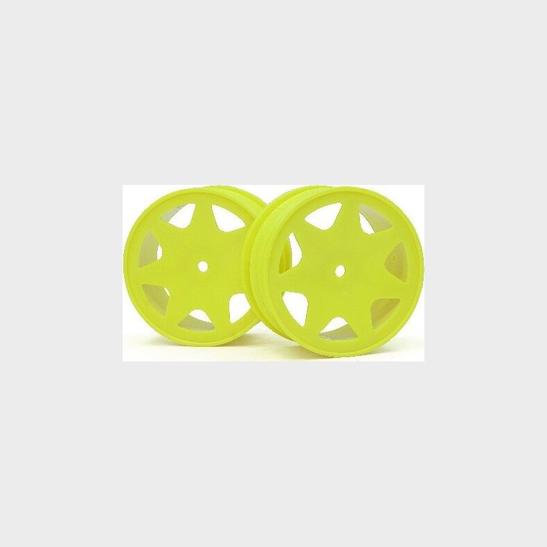 Ultra 7 Wheels Yellow 30mm (2pcs) - Hp100620 - Hpi Racing