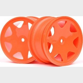 Ultra 7 Wheels Orange 35mm (2pcs) - Hp100623 - Hpi Racing