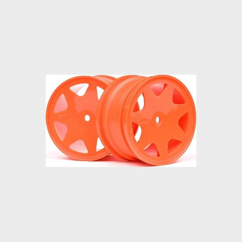 Ultra 7 Wheels Orange 35mm (2pcs) - Hp100623 - Hpi Racing