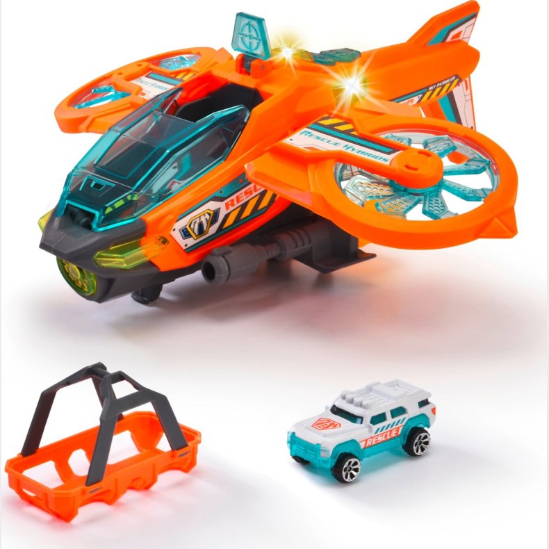 Dickie Toys - Rescue Hybrids - Robot Legetjs Fly - Sky Patroller