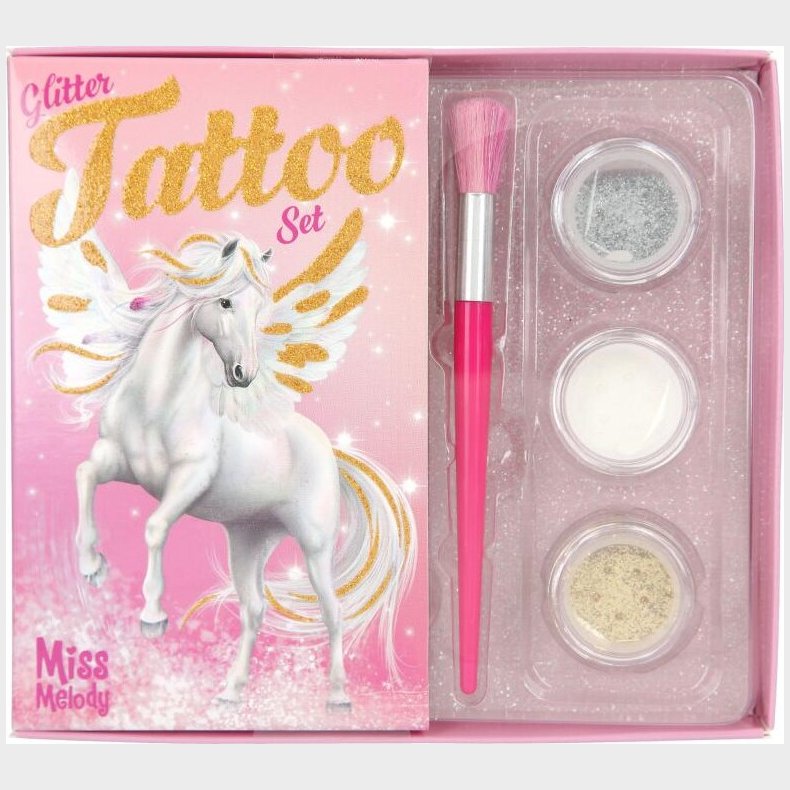 Miss Melody - Glitter Tattoo St Til Brn