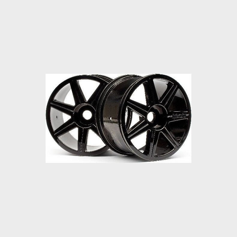 7 Spoke Black Chrome Trophy Truggy Wheel - Hp101156 - Hpi Racing