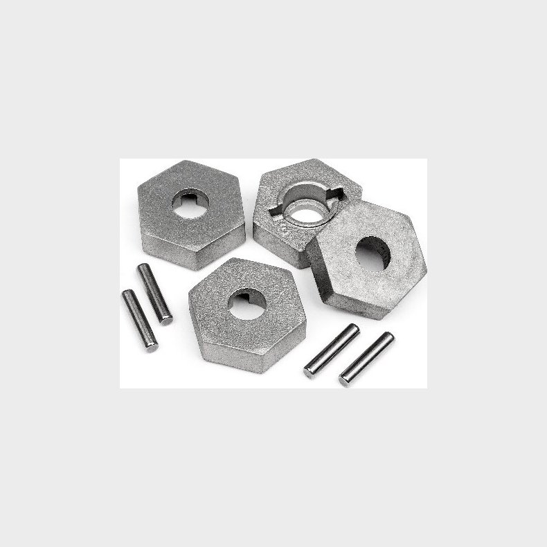 17mm Hex And Pin Set (4pcs) - Hp101190 - Hpi Racing