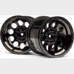 Bullet St Wheels Black Chrome (pr) - Hp101252 - Hpi Racing