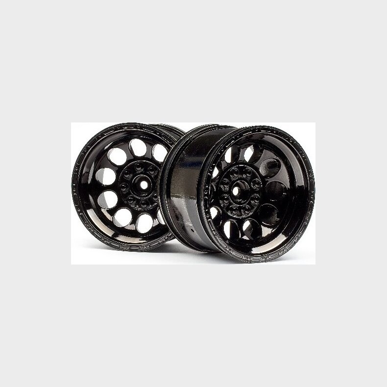 Bullet St Wheels Black Chrome (pr) - Hp101252 - Hpi Racing