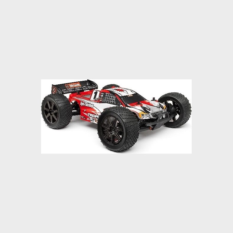 Clear Trophy Truggy Flux Body W/window Mask &decal - Hp101717 - Hpi Racing