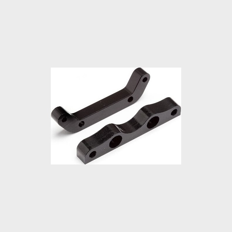 Alum.suspension Holder (0 Deg) 6061 Trophys (black - Hp101768 - Hpi Racing