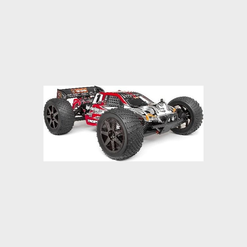 Clear Trophy Truggy Body W/window Masks And Decals - Hp101779 - Hpi Racing