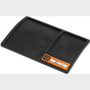 Small Rubber Hpi Racing Screw Tray (black) - Hp101998