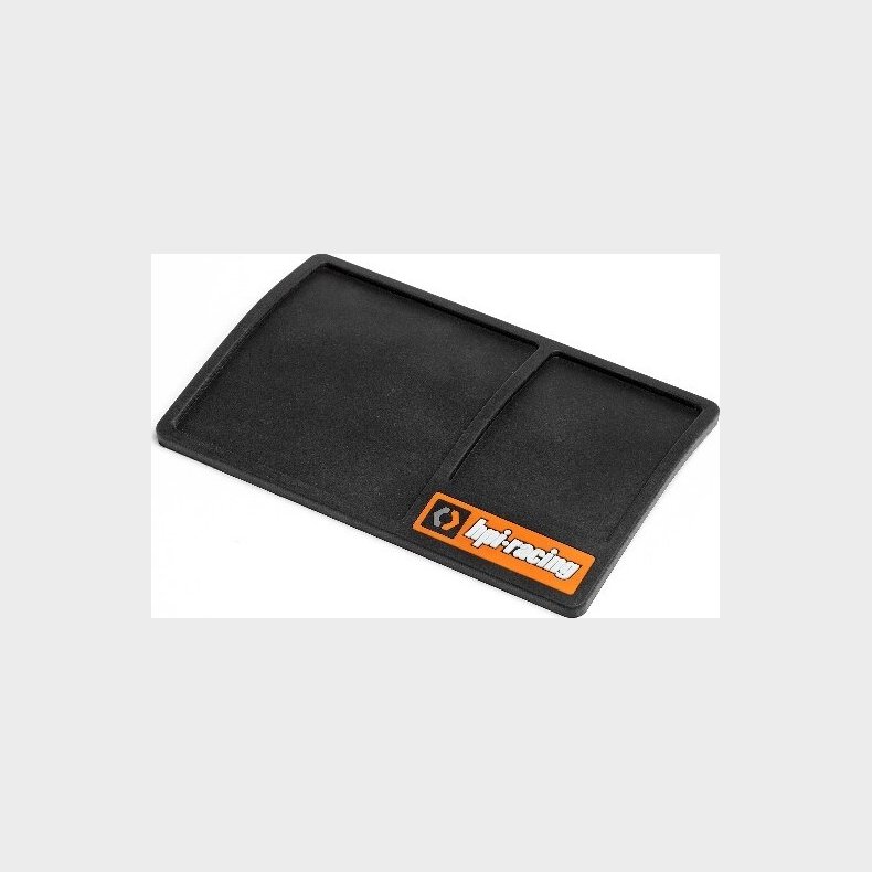 Small Rubber Hpi Racing Screw Tray (black) - Hp101998