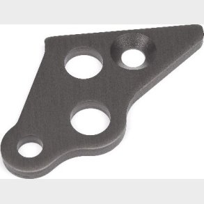 Engine Mount Brace (left/gunmetal) - Hp102163 - Hpi Racing