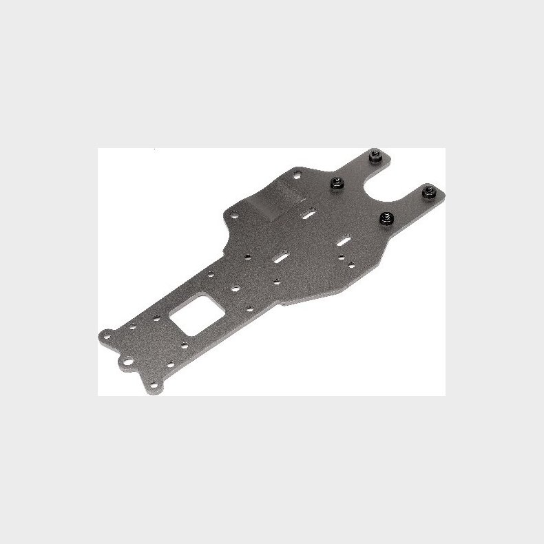 Rear Chassis Plate (gunmetal) - Hp102169 - Hpi Racing